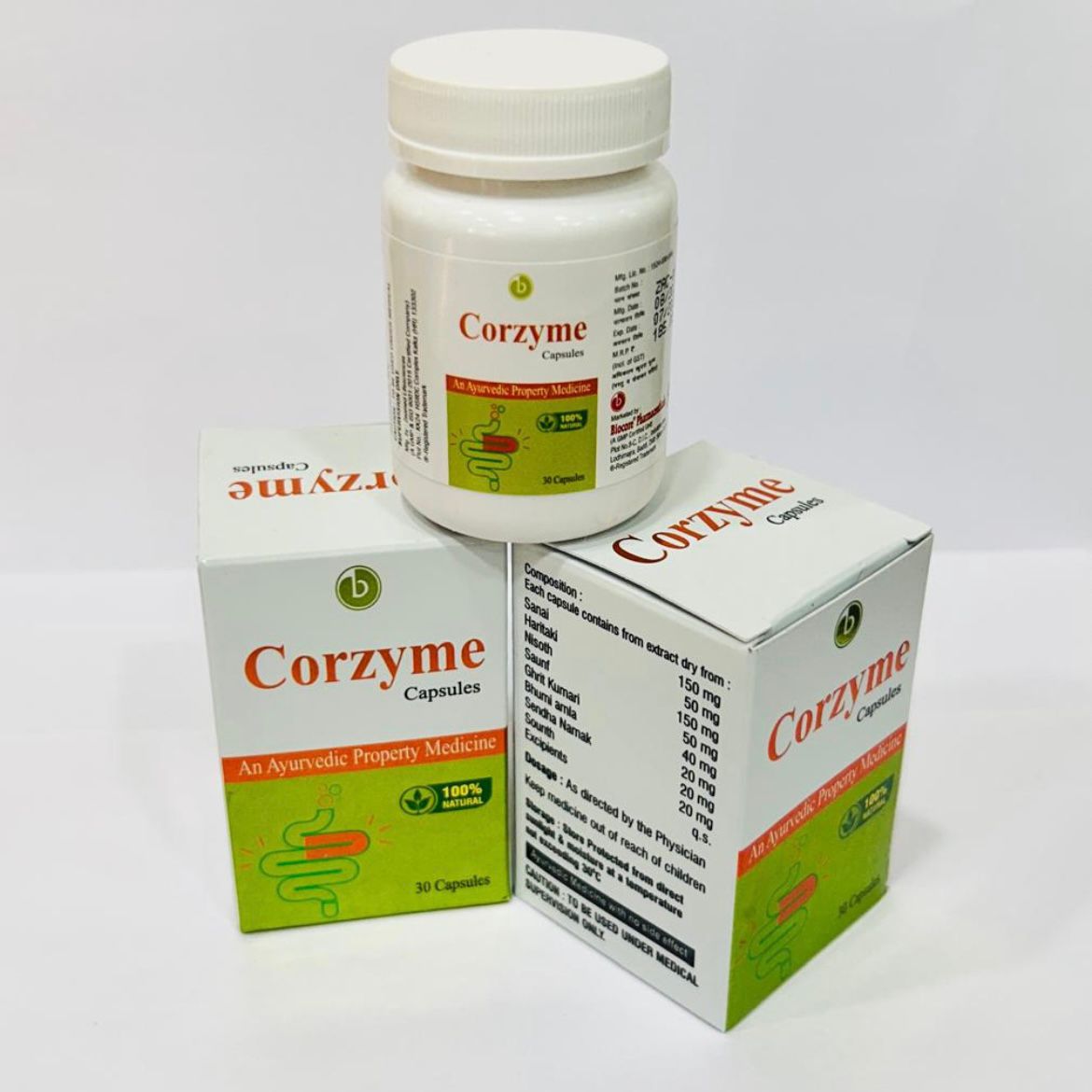 CORZYME 30 CAPSULES 